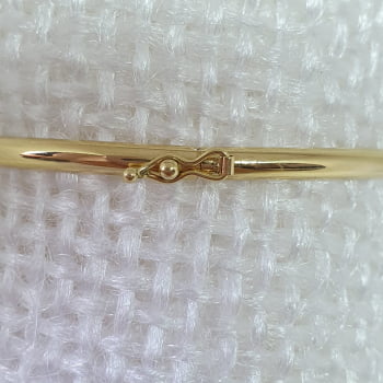 Pulseira Bracelete Algema Em Ouro Amarelo Polido 18k750